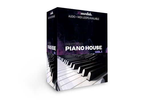 Certified Piano House Vol 1 (Audio + MIDI Loops)